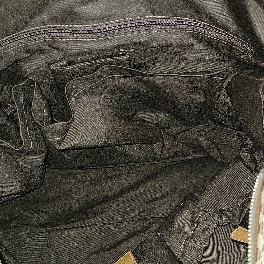 Vintage Coach Signature Canvas/Leather Crossbody Diaper Bag - Picture 11 of 16